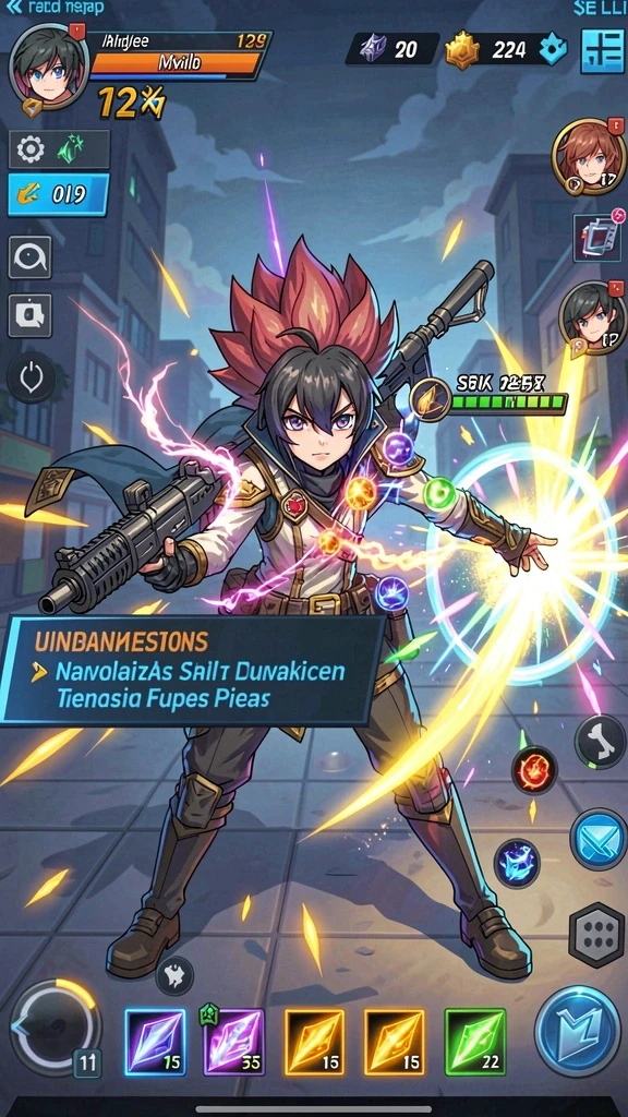 d200m - Tangkapan layar menunjukkan fitur multiplayer dengan pemain lain.
