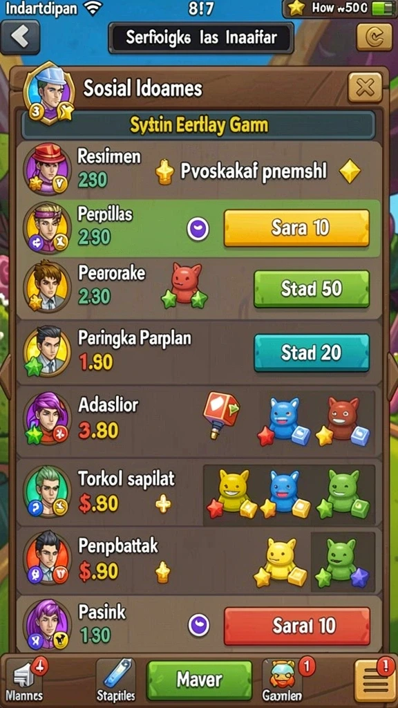 kombo88 - Tampilan antarmuka yang menarik dan mudah dinavigasi.
