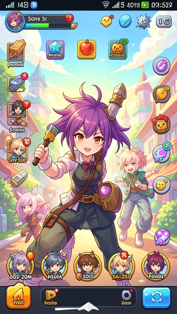 virus88 - Screenshot menunjukkan interaksi sosial antara pemain di dalam game.