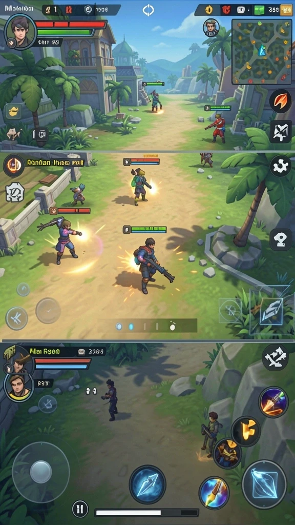 virus88 - Screenshot memperlihatkan berbagai item dan power-up yang tersedia.